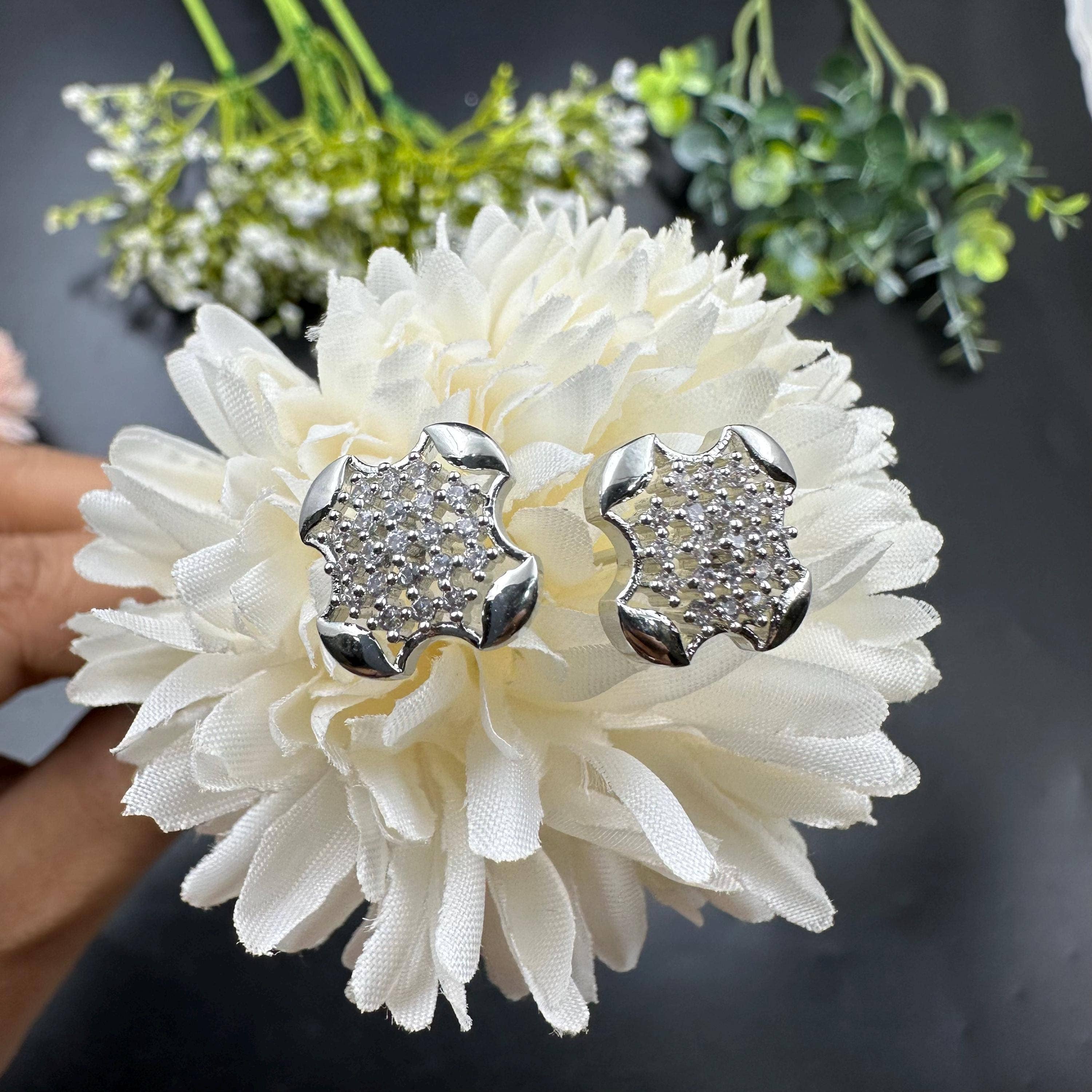 Vastrabhushan - Wholesale Stud/Post Earrings - CZ American Diamond Stud Earrings Indian Jewelry1