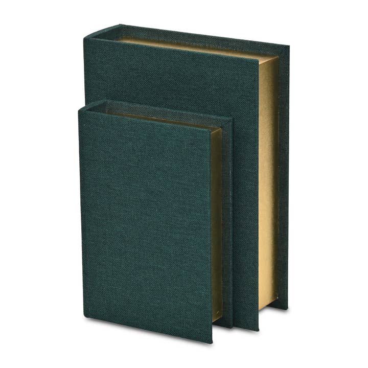 Cheungs Home Decor - Vente Boîtes décoratives - Coffret à livres en lin Canter Isle3