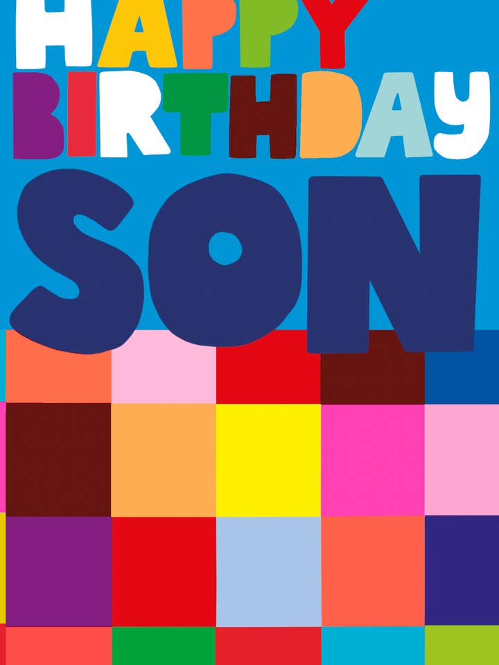 Happy Birthday Son for wholesale by Paper Salad