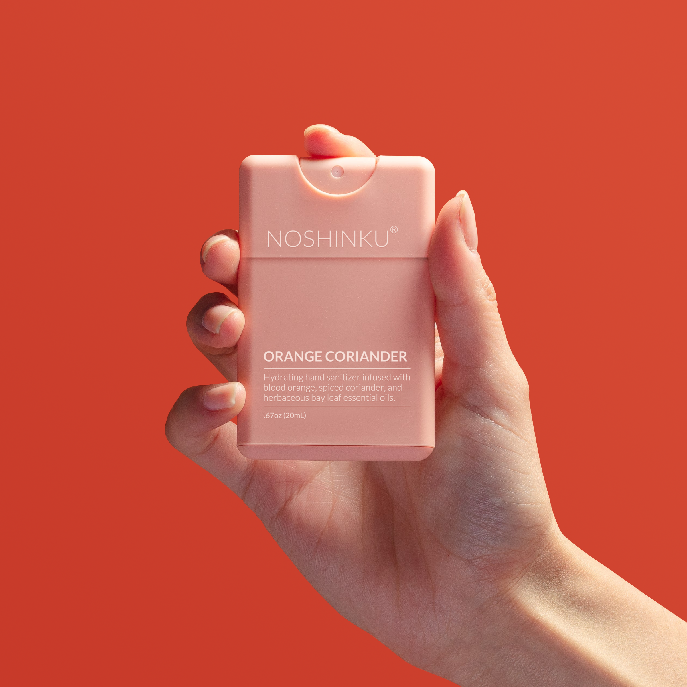 Noshinku - Wholesale Hand sanitiser - Refillable Orange Coriander Moisturizing Hand Sanitizer1