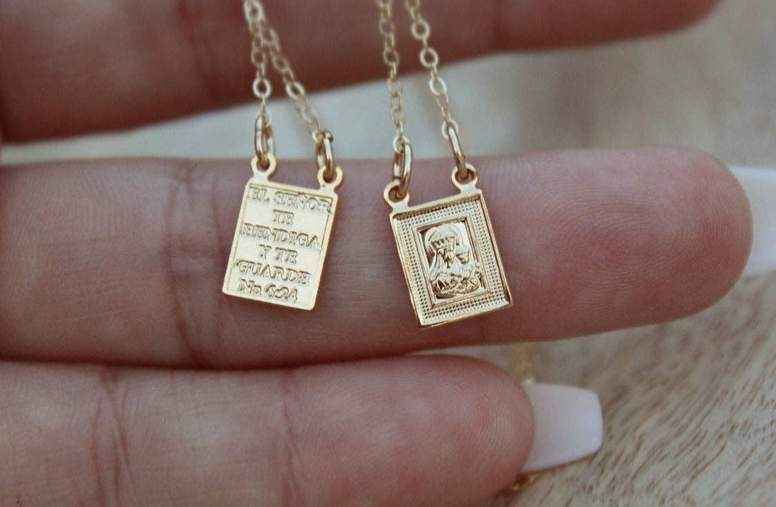 Naomi's Happy Place Shop - Wholesale Pendant/Charm Necklace - Scapular Necklace1