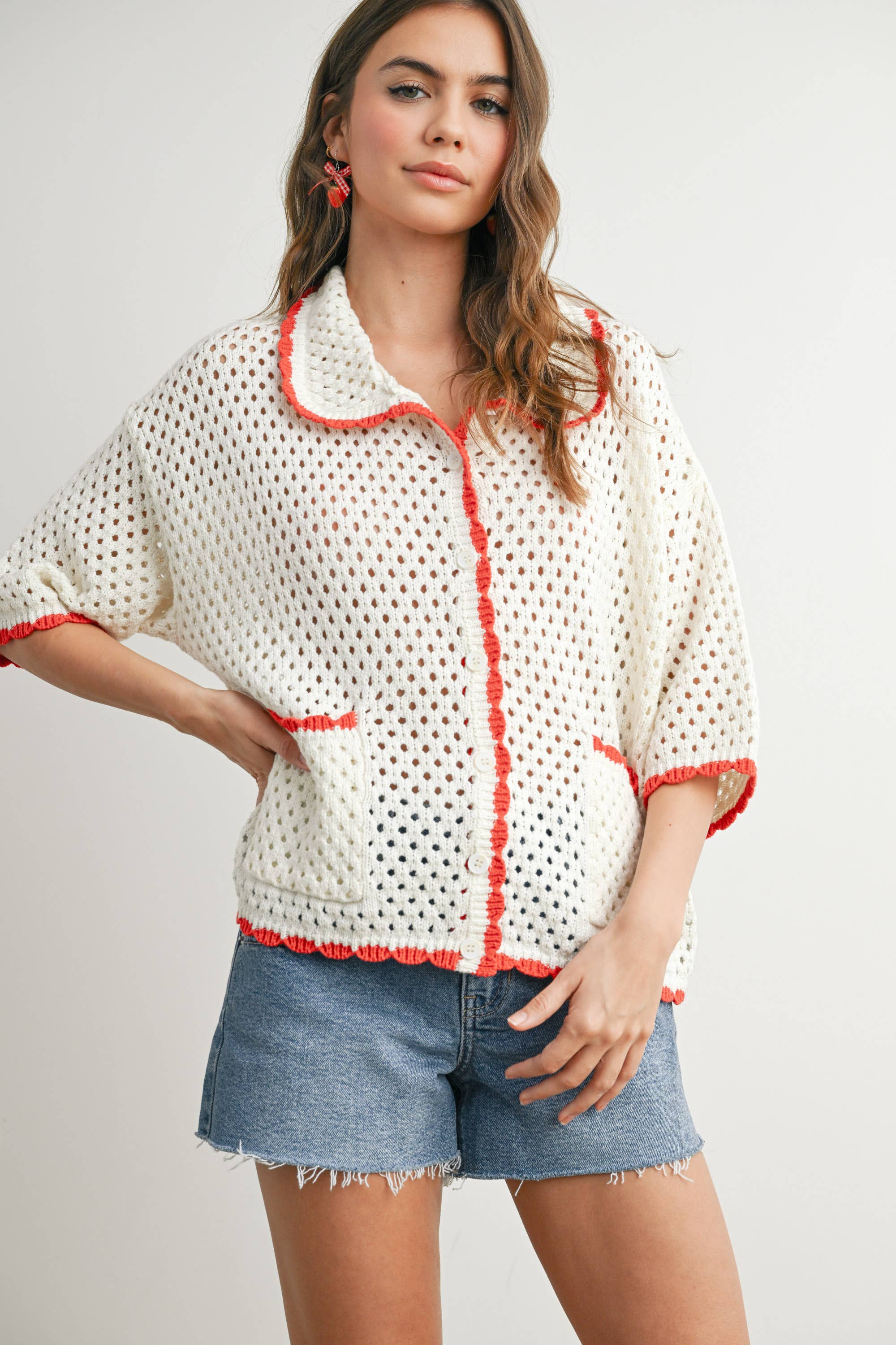 BUTTERMELON - Vendita all'ingrosso Maglione tricot - Donna - Maglione all'uncinetto Urban Vibe - BMW765422