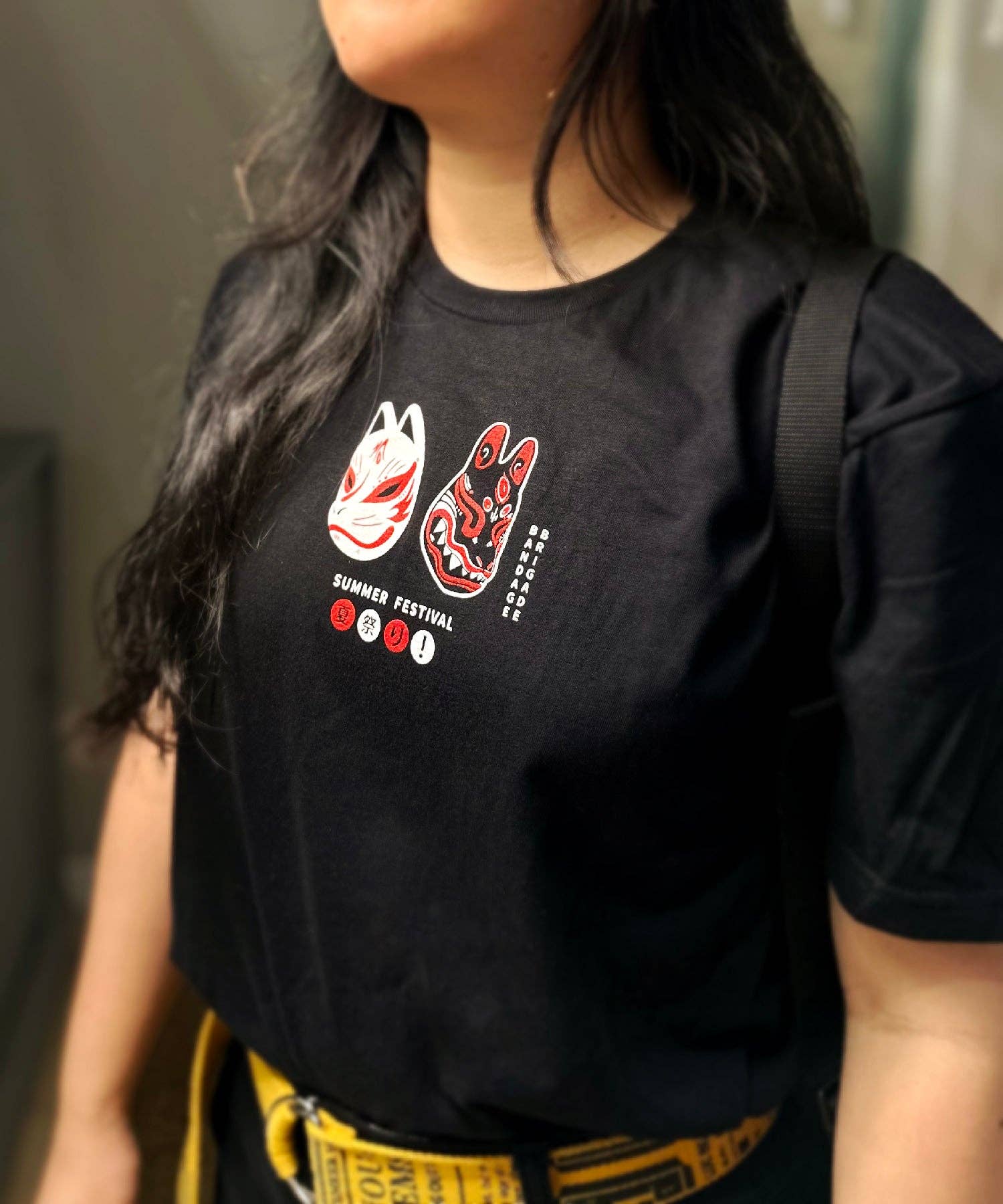 Bandage Brigade - Wholesale Screen Printed T-Shirt - Unisex - Matsuri Masks Tee6