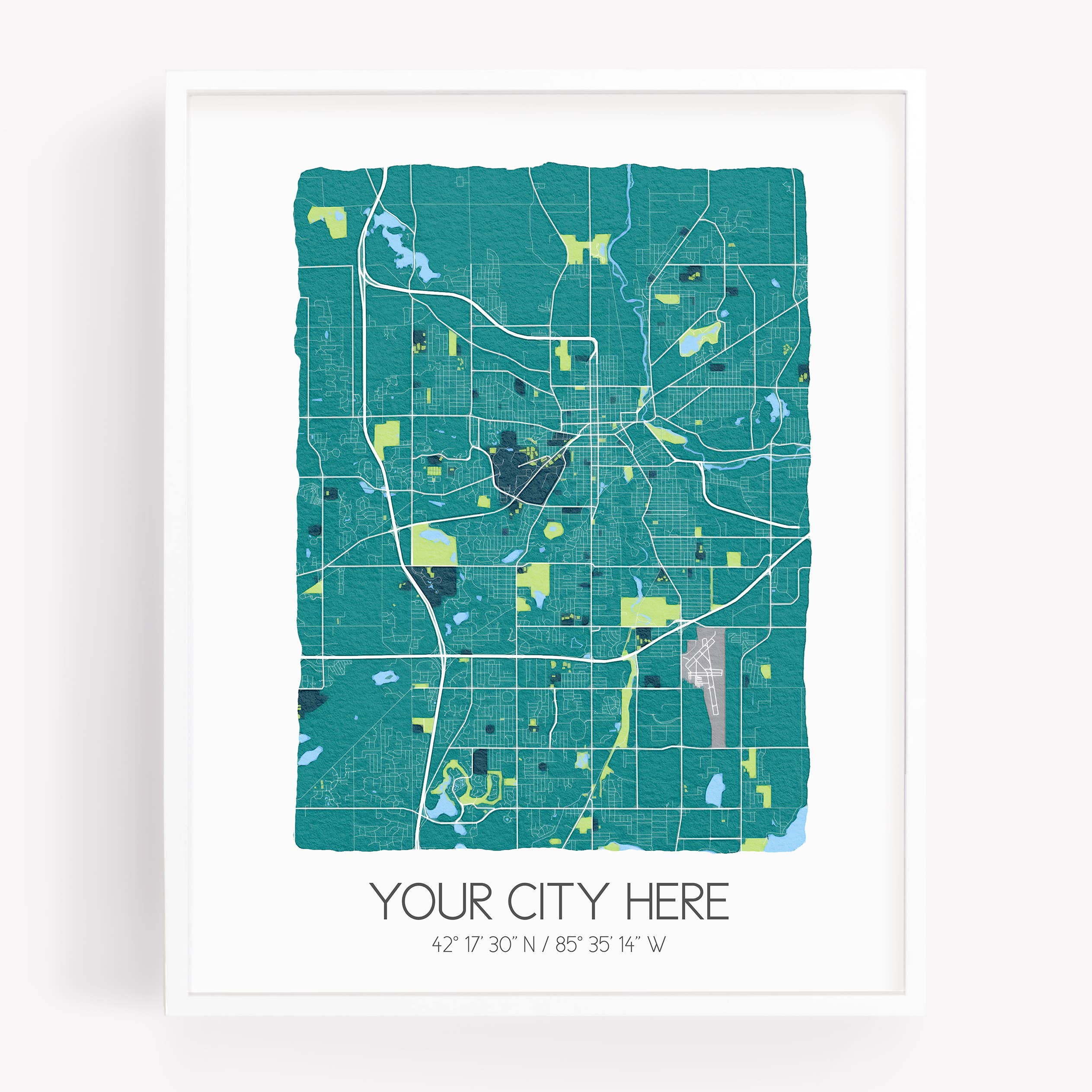 Sparks House Co. - Wholesale Art Print - City Map Print - Your City - Custom Order - Customizable24