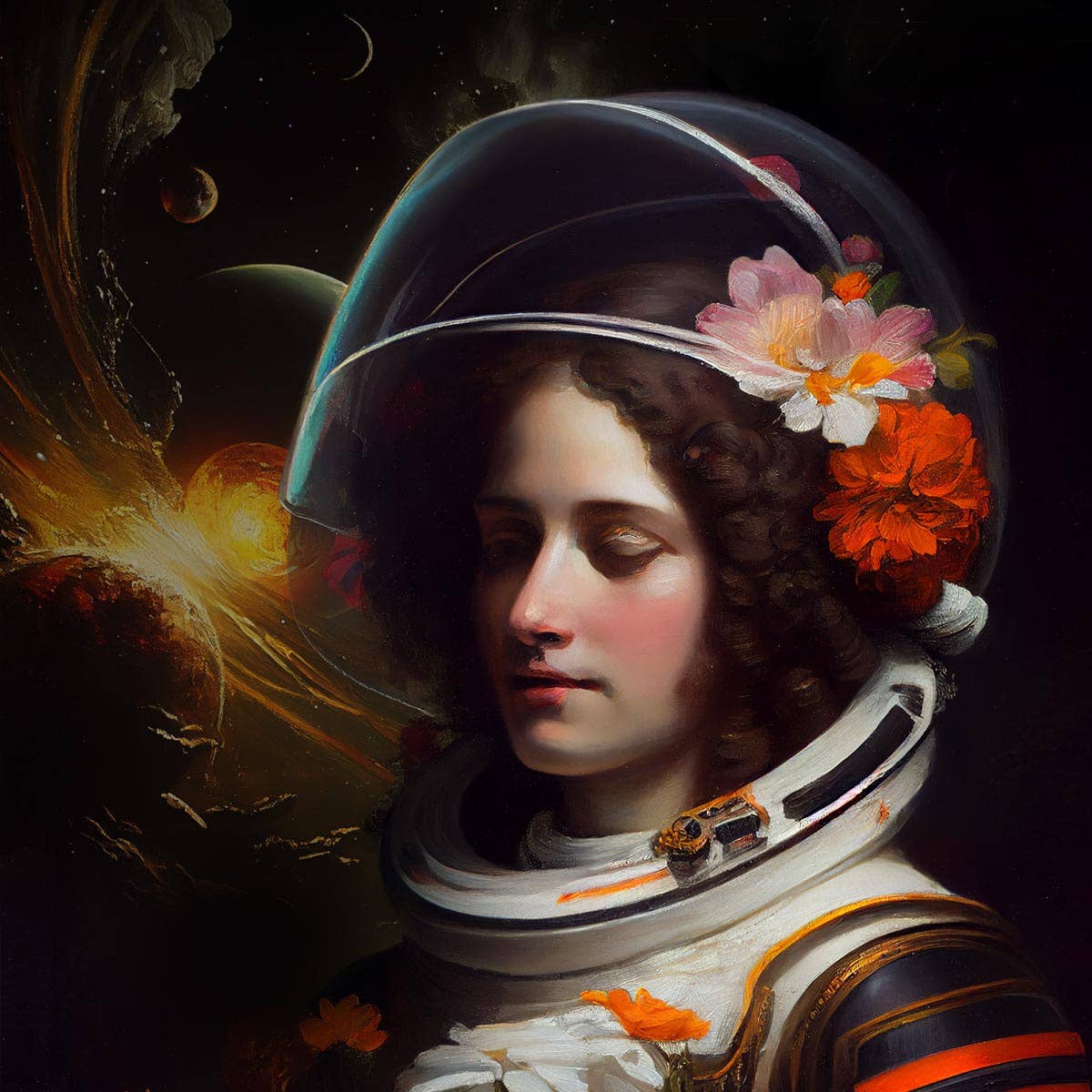 Dikhotomy - Wholesale Art Print - Impresión artística de belleza astronauta3