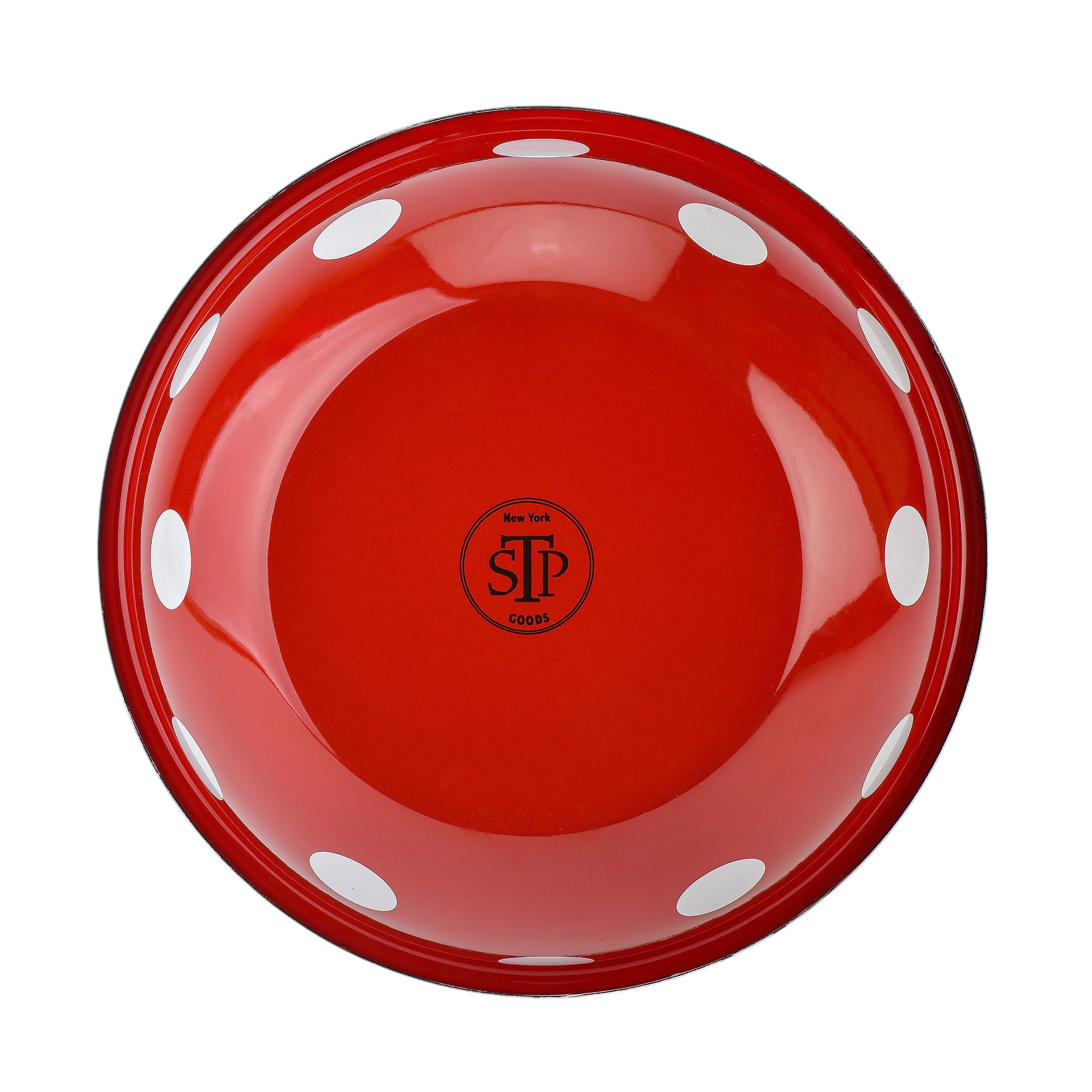 STP - Wholesale Bowl - Polka-Dot Enamel Steel Bowl Set of 3 (1.6+2.7+4.2-qt)9