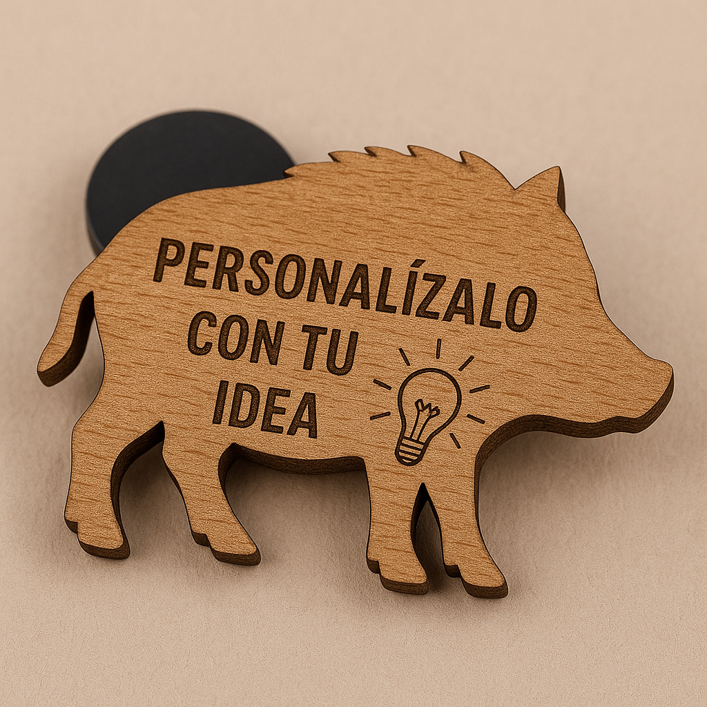 Fustik - Vente Aimants - Aimant en bois personnalisable6