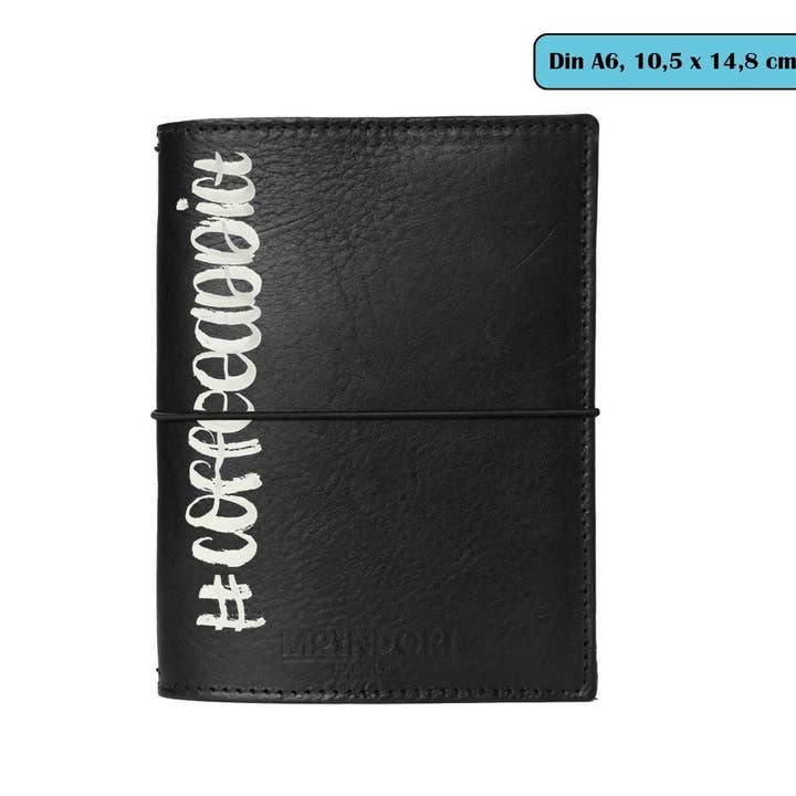 MoinDori Hamburg - Wholesale Journal Cover - DIN A6 BUJO cover “ArtLEIC” edition 2021 - classic black