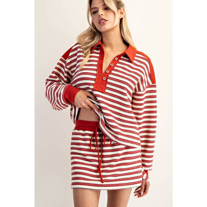 STYLE USA - Wholesale Skirt - Women's - NEW Striped Mini Skirt7