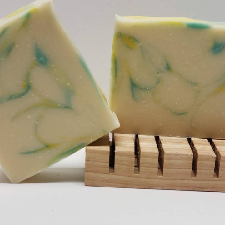 Sabonete de Leite de Cabra com Chá Branco e Gengibre - Oração por atacado de Soap Addiction LLC