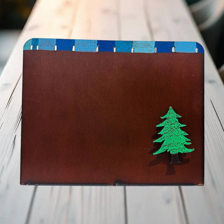 Marco de fotos de árbol adornos metálicos navideños se venden todo el año para venta al por mayor de Whimsies