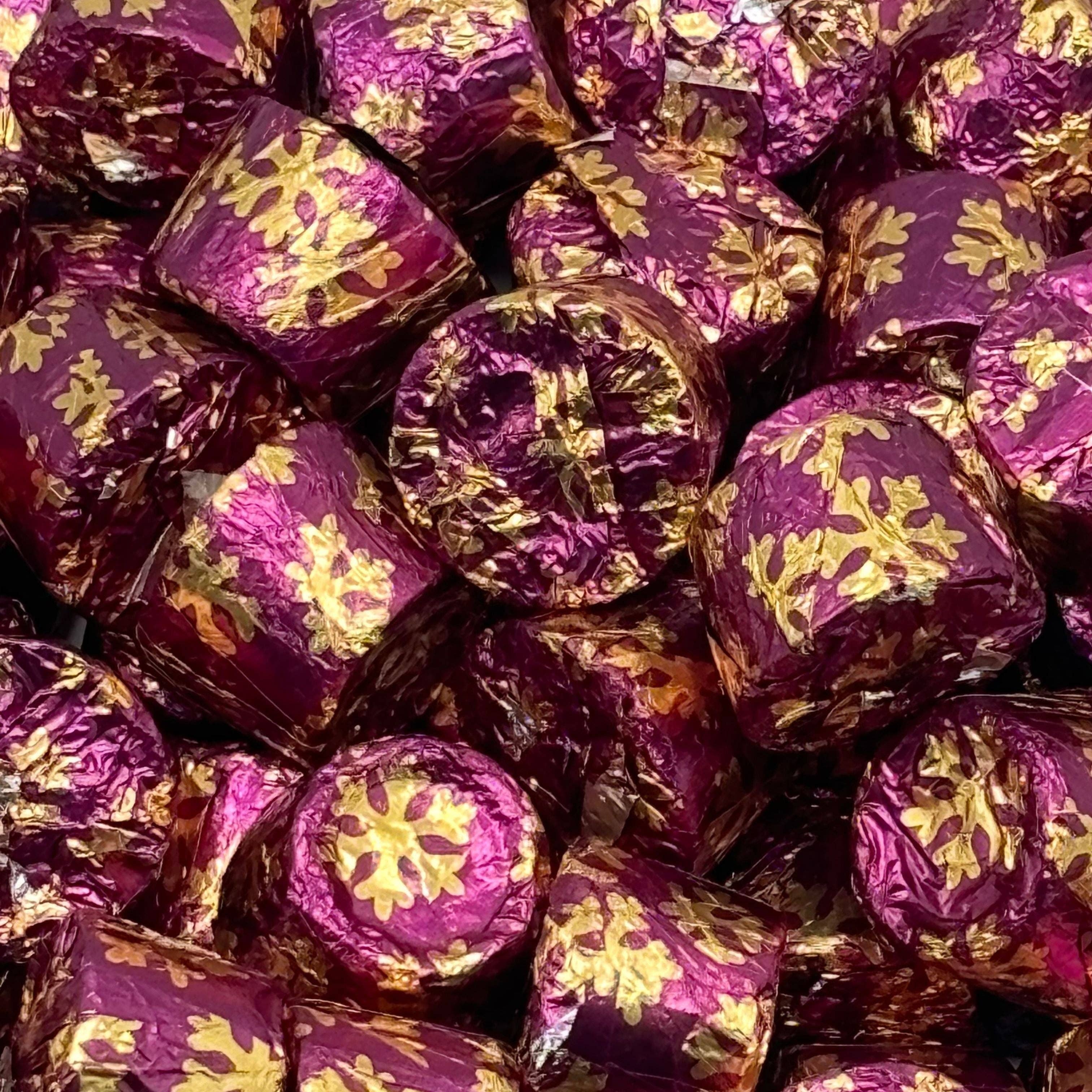 Candy In Bulk - Wholesale Chocolate Covered Sweets - Rolo Salted Caramel Dark Chocolate – Christmas Foil – Bulk Value Pack2