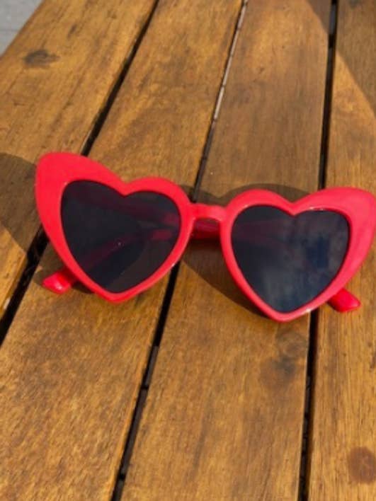 RED HEART SUNGLASSES for wholesale by Les Vilaines Filles