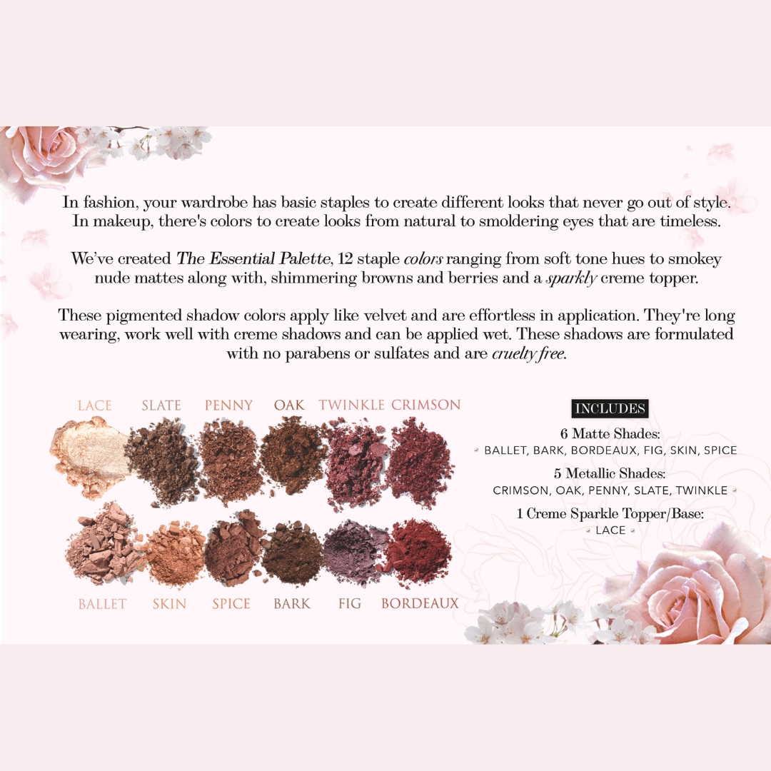 Girlactik – Paleta de sombras por atacado – NOVO A Paleta Essential 1