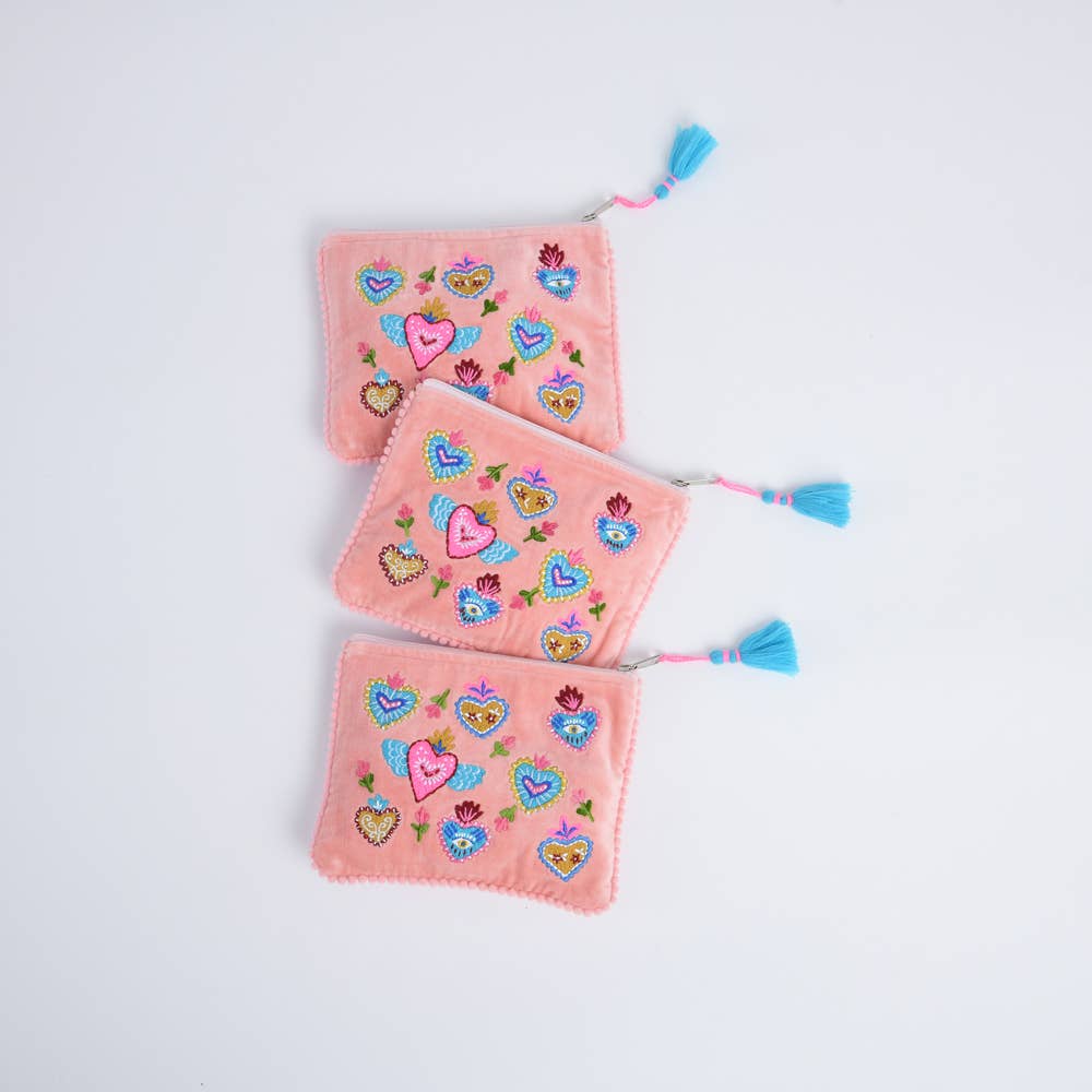 Karma Living - Venta al por mayor Bolso pequeño - Mujer - Set/3 2 MUCH LOVE BOLSA ROSA 6x83