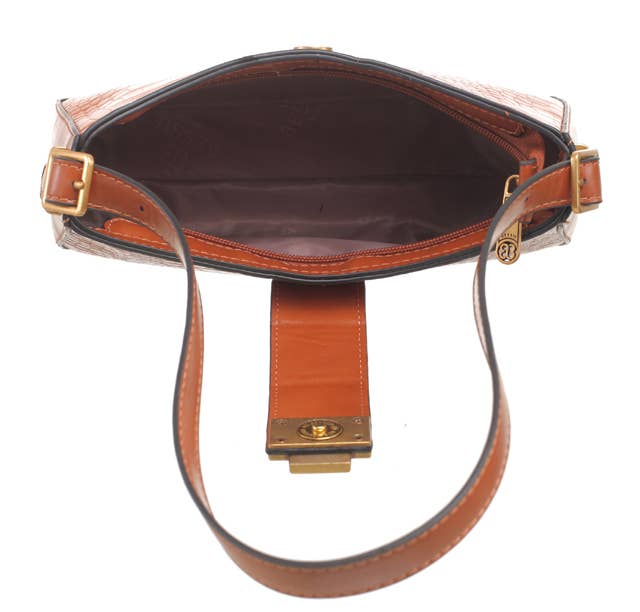 Bessie London - Wholesale Crossbody Bag - Women's - CROC BAGUETTE BAG6