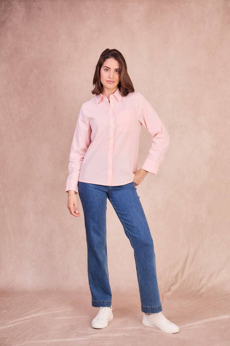 Calie Paris – Camisa com botões no colarinho – Mulher por atacado – Camisa ARIANNE – Clássica com sofisticação sutil6