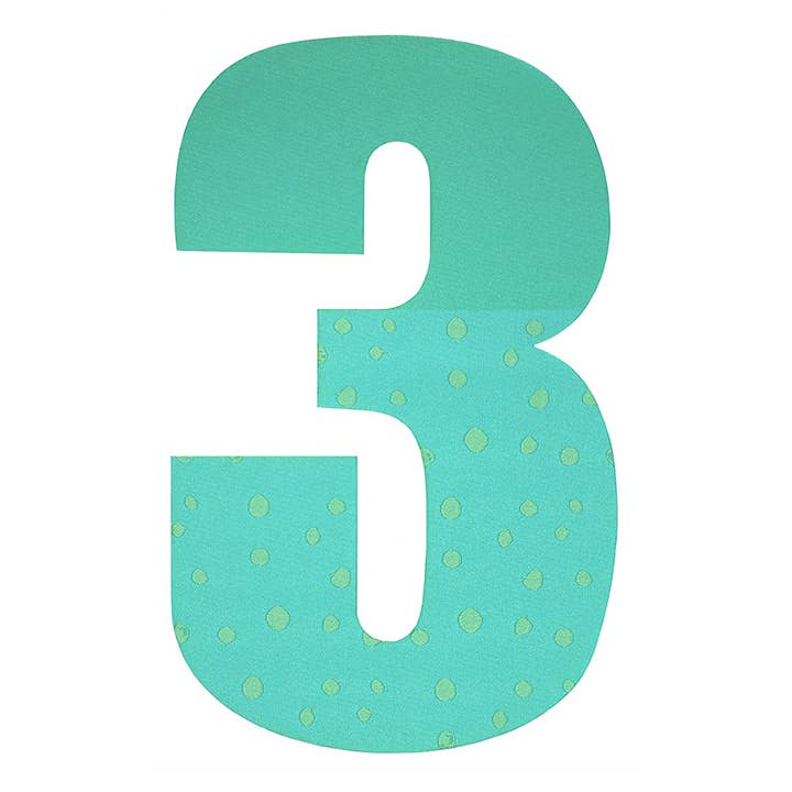 Pegatinas para planchar sobre tela - turquesa menta - tamaño 3 para venta al por mayor de Fabfabstickers