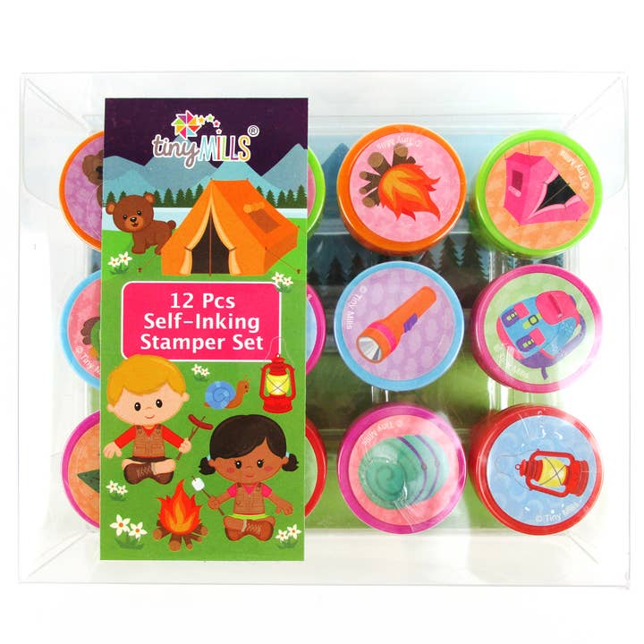 Camping Stamp Kit for Kids for wholesale by Tiny Mills