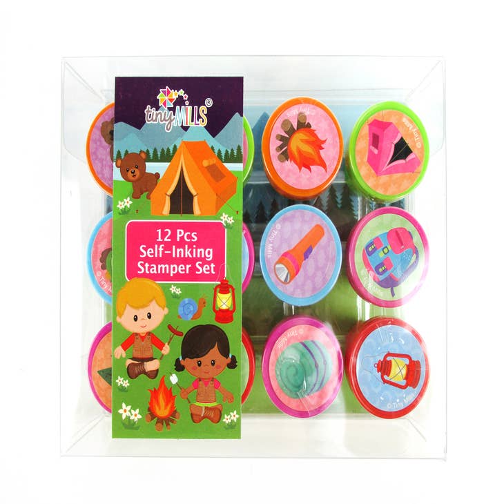  TINYMILLS 12 Pcs Ice Cream Stamp Kit for Kids Self