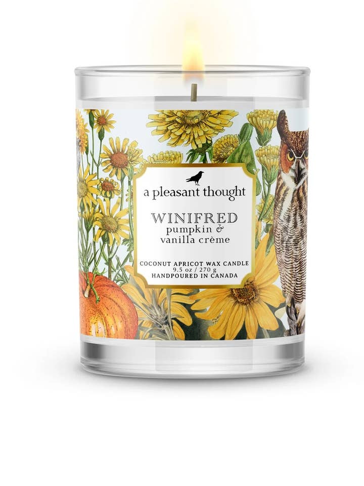 WINIFRED | PUMPKIN & VANILLA CRÈME | CANDLE for wholesale by A Pleasant Thought