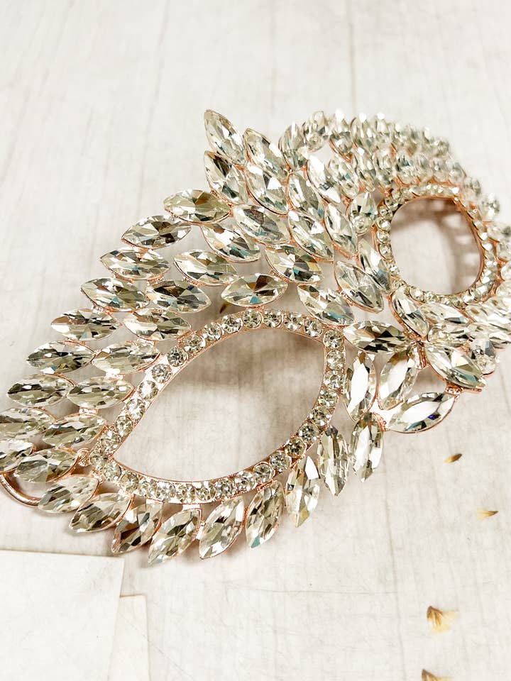 Happy Dream Gifts - Wholesale Costume - Women's - Gold Mask, Cosplay Mask, Crystal Mask, Masquerade Ball Mask1