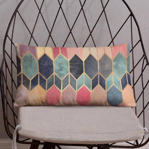 Rosebud Prism Cushion for wholesale by Cushion Covers Store
