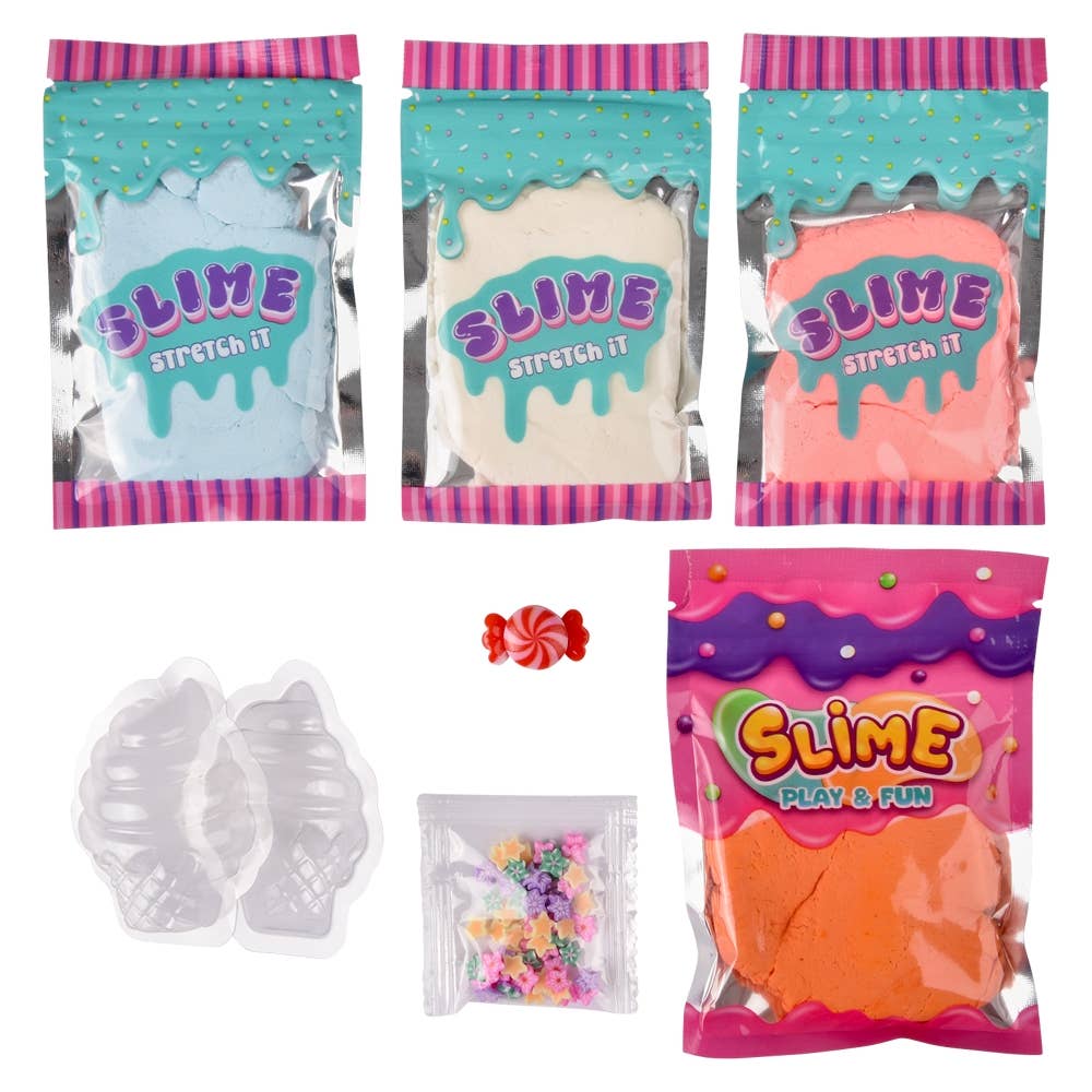 La Luna Bella - Toys - Wholesale Classic Toy - Kids - 5.6" Ice Cream Clay Slime Kit - LLB Toys2