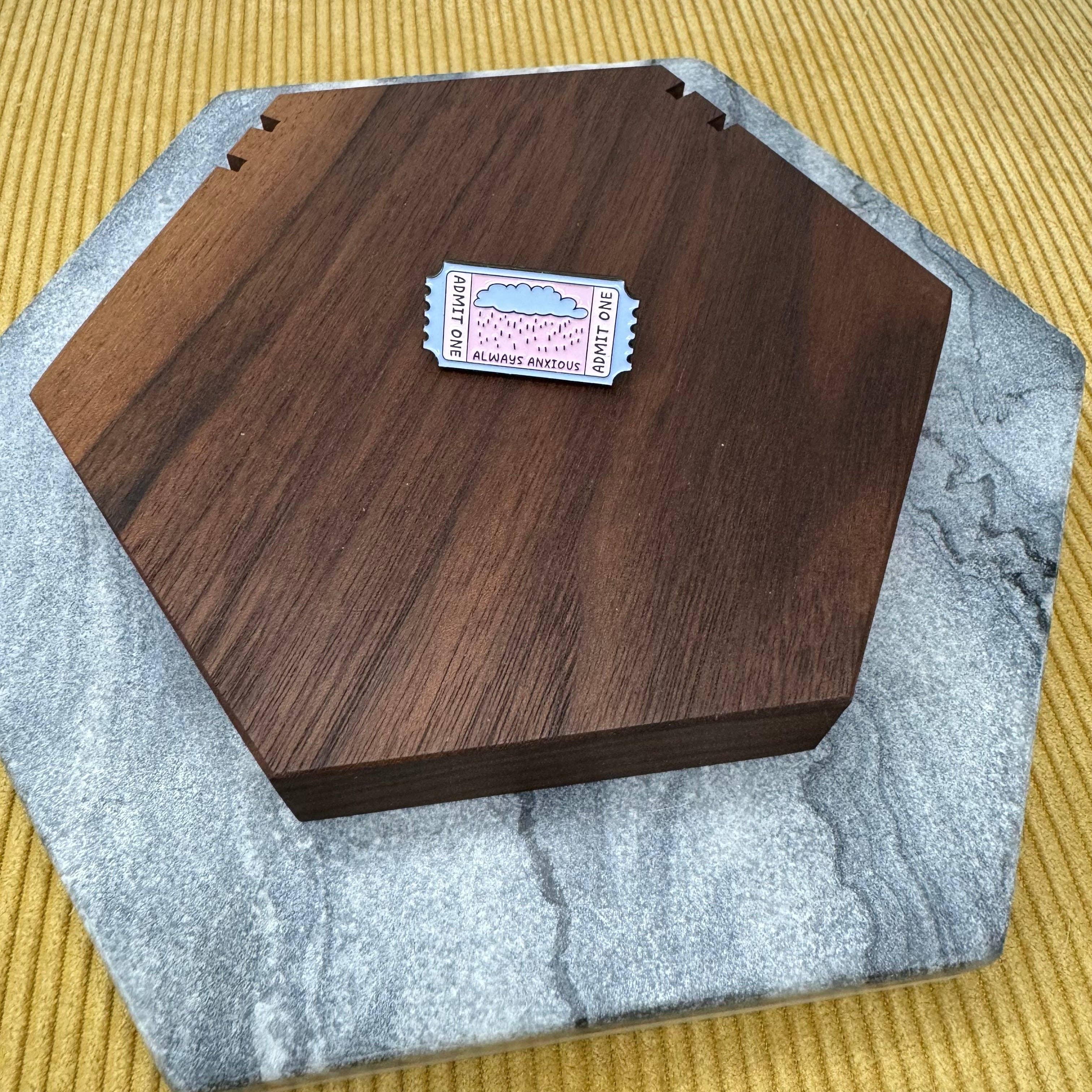 Hive Supply - Wholesale Lapel Pin/Button - Pin - Always Anxious Cloud2