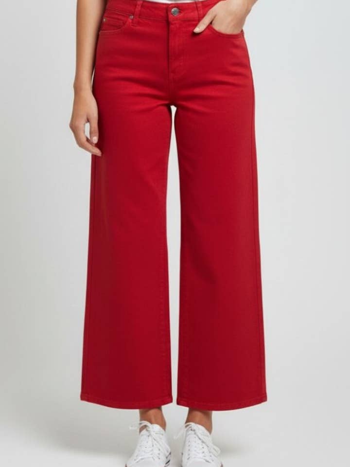 Mini Boot Jeans - ROOD voor wholesale door APNY