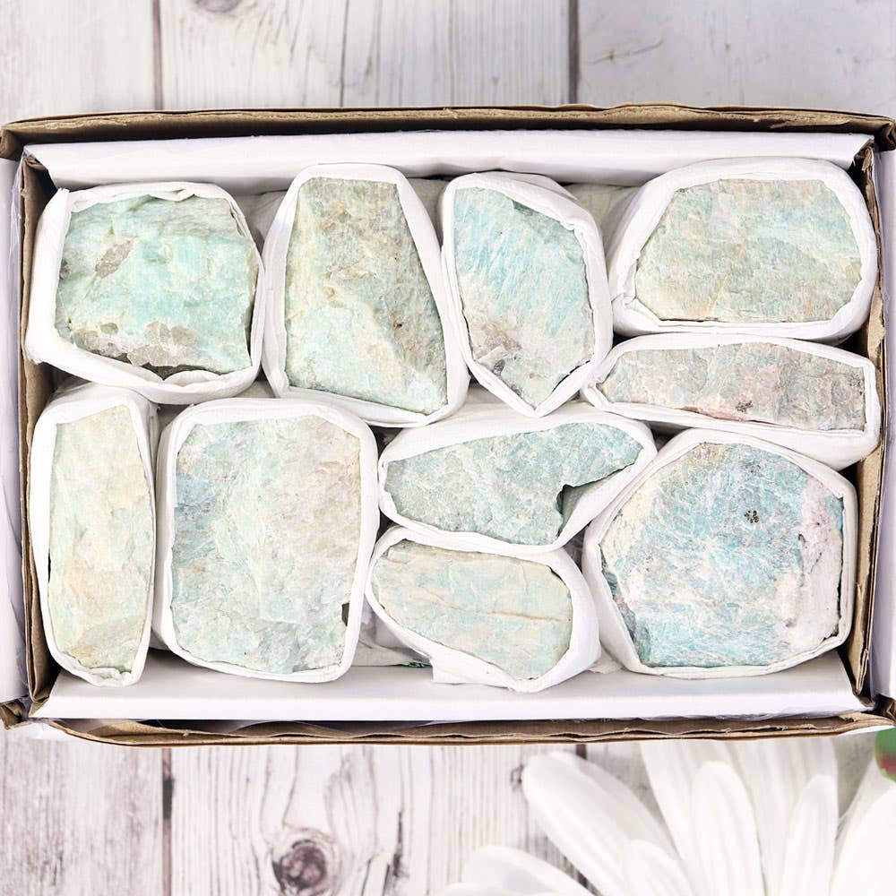 Natures Artifacts Inc - Wholesale Spiritual Stone/Crystal - Amazonite Flat - Amazonite Crystal4