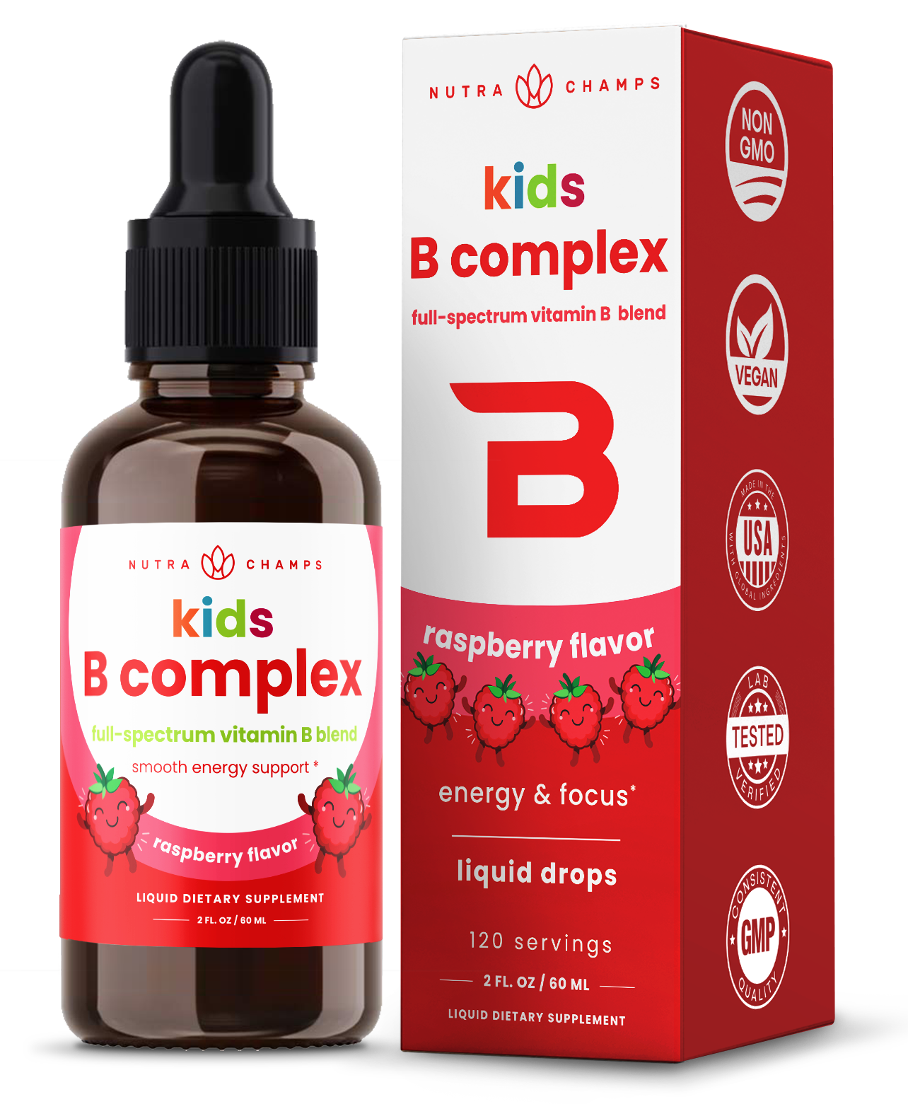 NutraChamps - Wholesale Oral Supplement/Vitamin - Kid's Vitamin B Complex Drops0