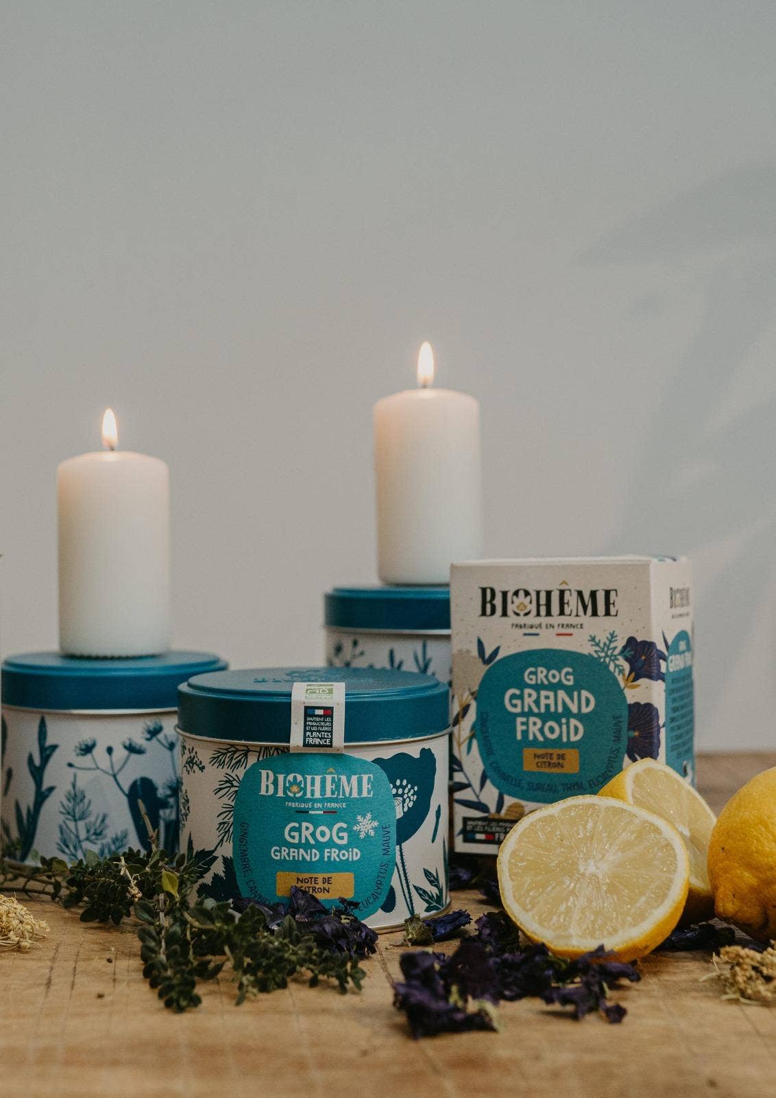 Biohême - Wholesale Health/Detox Tea - Grog Cold Weather Infusion - 20 Tea Bags1