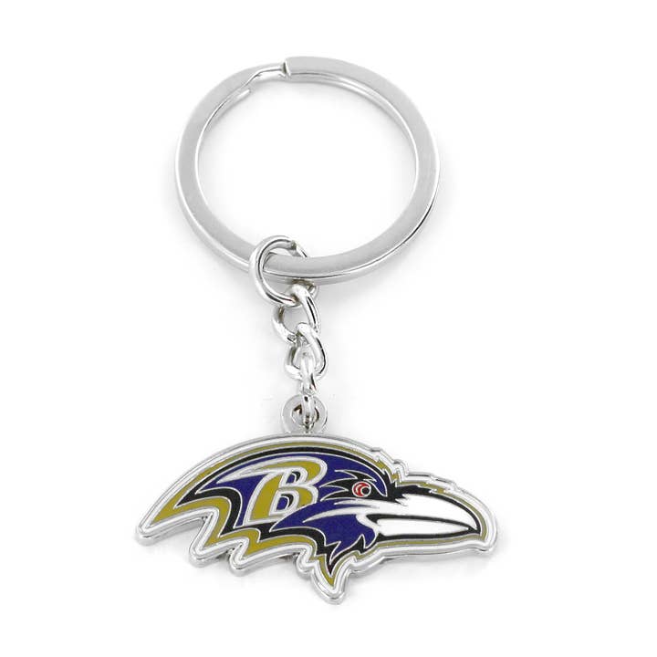 Aminco USA - Wholesale Keychain - Unisex - NFL Baltimore Ravens Logo Keychain