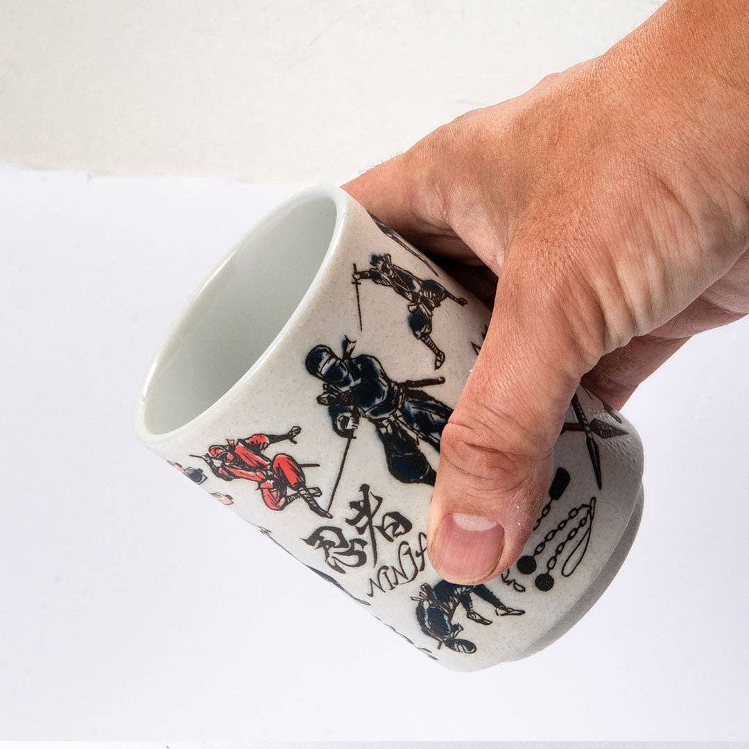 Urban Tokyo - Wholesale Coffee Mug - Japanese Ninja Yunomi Style Tea Cup Reactive Glaze 9 fl oz JP (6/60)3