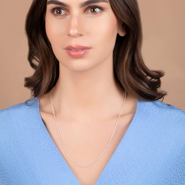 Sterling Silver Italian Magic Snake Chain Necklace for wholesale on Faire2