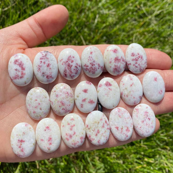 New Moon Beginnings - Wholesale Spiritual Stone/Crystal - Cinnabar Cabochon - Polished Stone Oval2