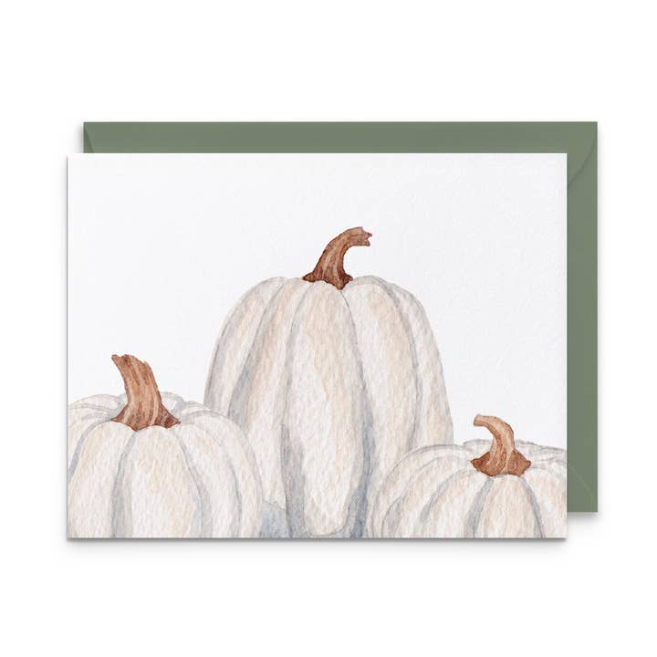 Pumpkin Trio Notecards | Set of 8 for wholesale by Ellen Davis Creative