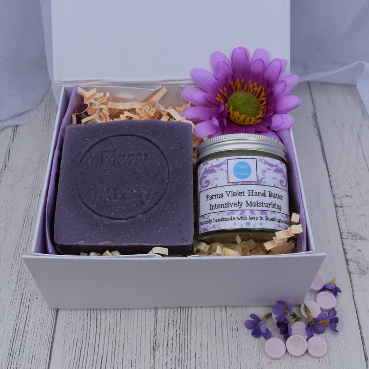 Fizzy Fuzzy - Wholesale Hand Cream/Lotion - Parma Violet Hand Cream and Soap Gift Set.1
