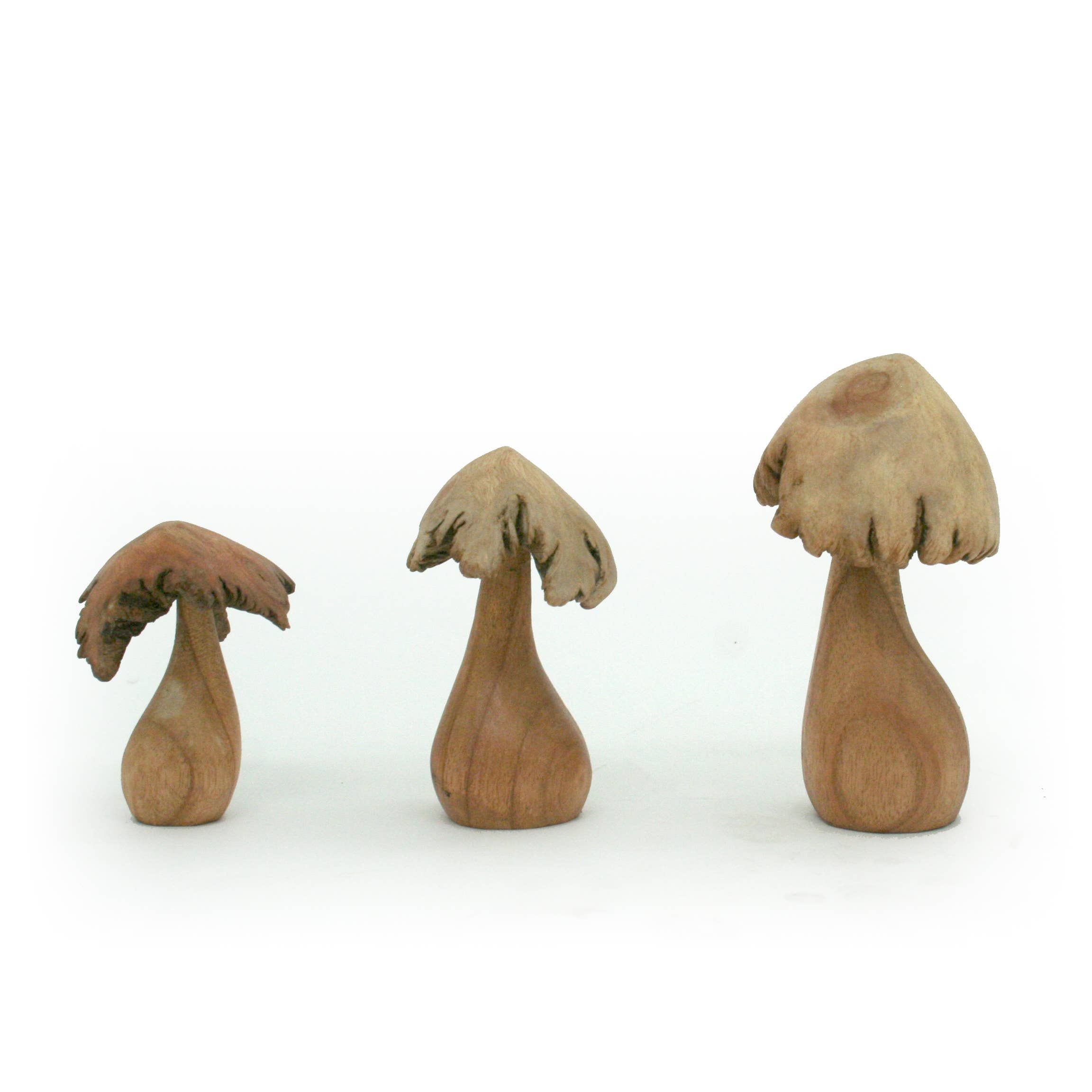 Modern Eastern by Contrast Inc. - Wholesale Decorative Figurine - Parasite Wood Mushroom Small1