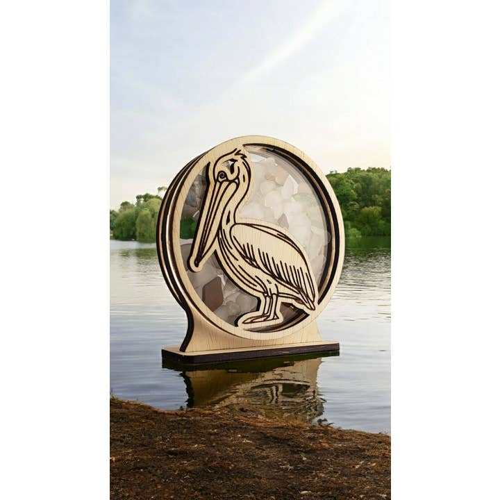 Pelican Zeeglas Schaduwbox Display, Medium voor wholesale door Sea Glass Displays