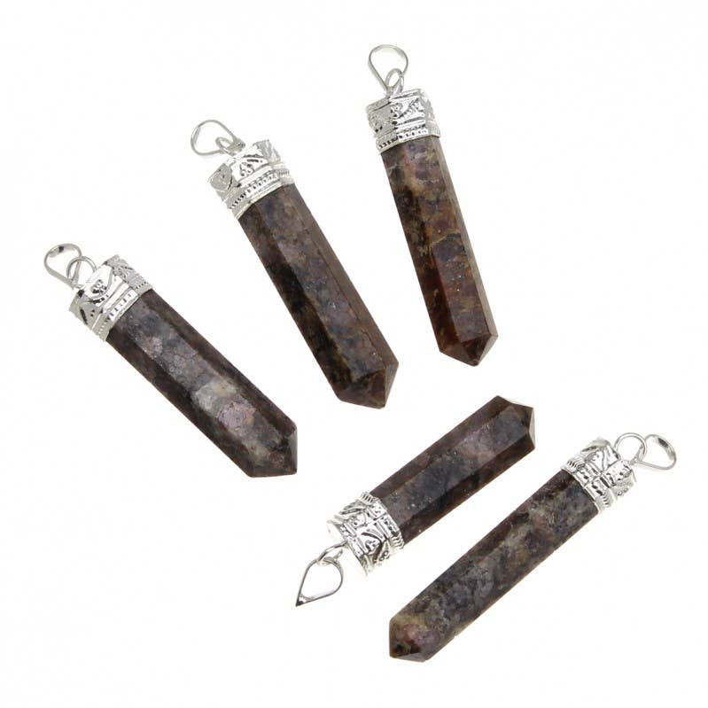 UniArt - Wholesale Individual Charm/Pendant - Semi-precious stone point pendant7
