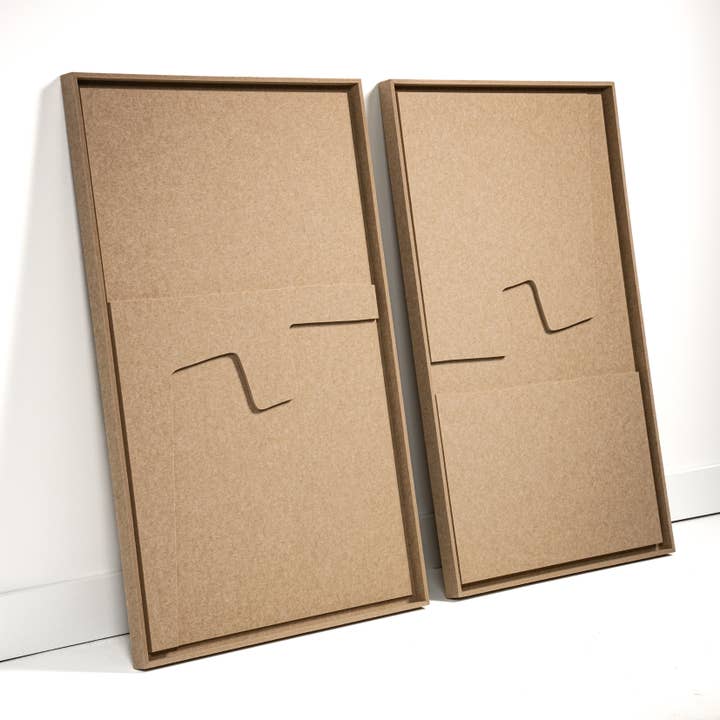 FeltArt Estile Beige sable pâle Taille L 70 x 110 cm Lot de 2 pour la vente par FeltArt