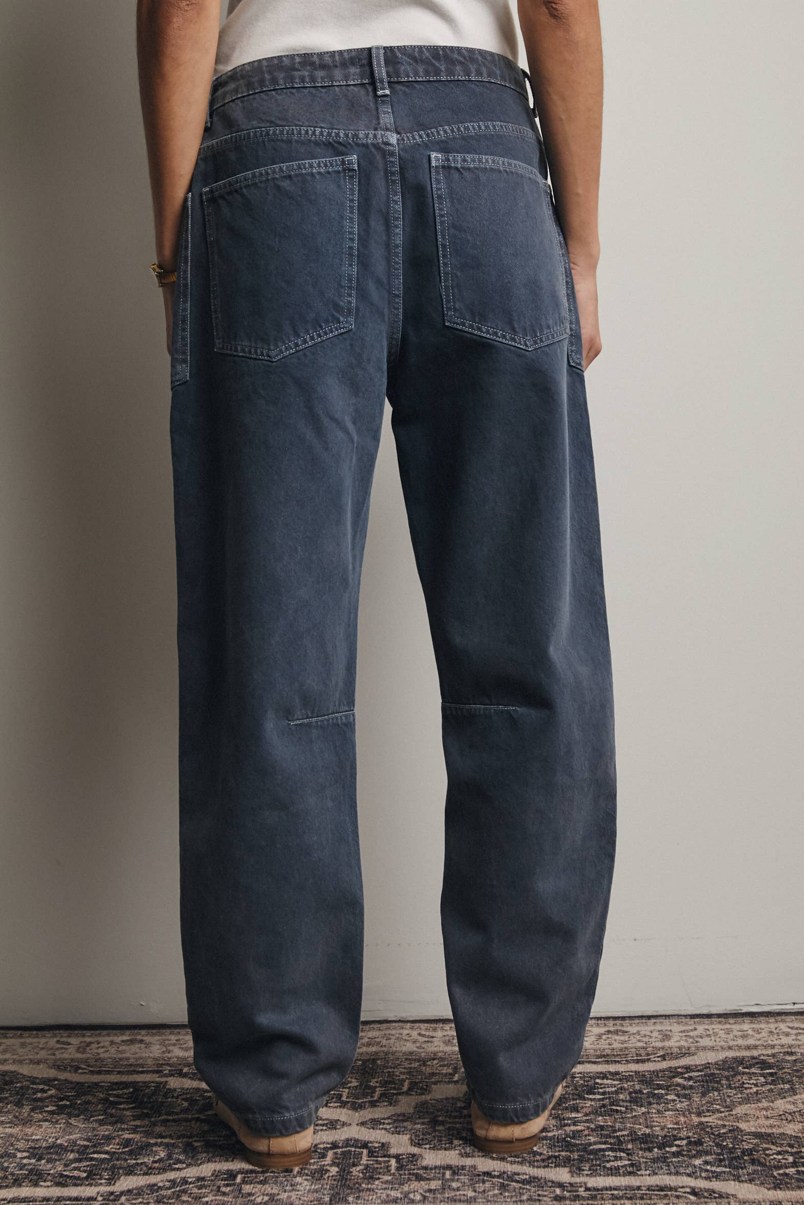 Forte - Wholesale Jeans - Women's - High Rise Barrel Utility Jeans FP0004 16