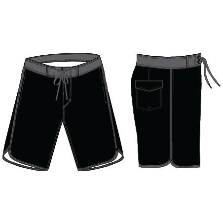 Costume da bagno elasticizzato da uomo per la vendita all'ingrosso da parte di Burnside