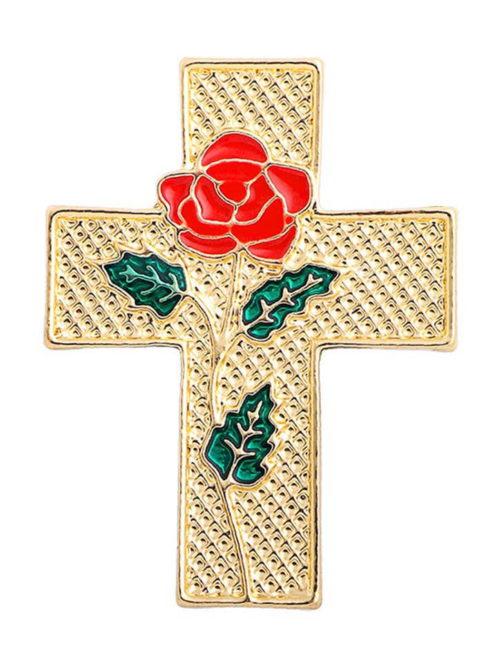 Rosekors Legeringsbroche PA4028 for engroshandel hos Ole