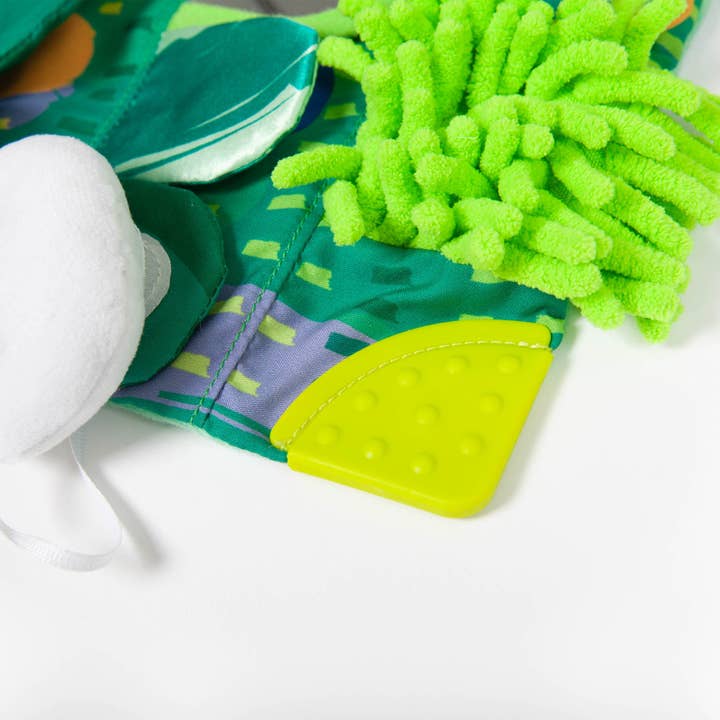 Follies - Wholesale Crinkle Tag Toy - Baby - The Sensory Garden Toy, Flap & Play, Stroller Compatible4