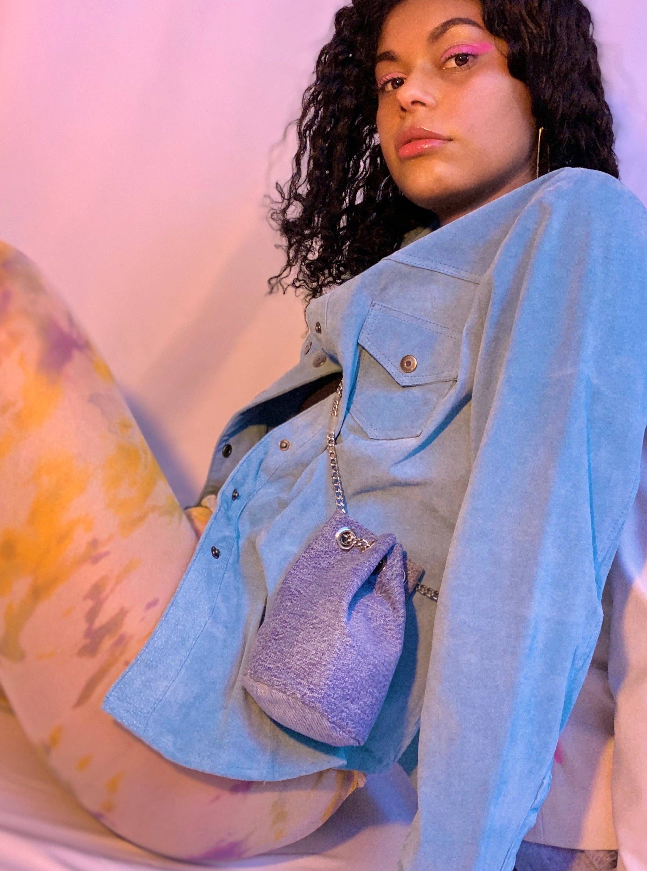 Shop Journal Vintage - Wholesale Crossbody Bag - Women's - Recycled denim mini pouch bag3