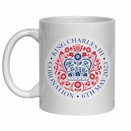 Jojoes Print and Design Limited – wholesale Coffee mug – Kings Coronation, 11oz ceramic mug1