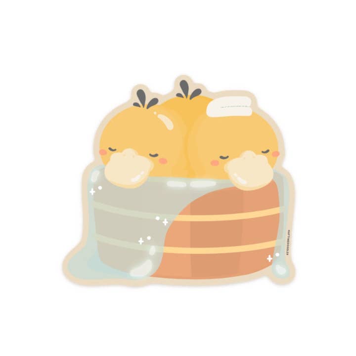 Naptime Doodler - Wholesale Sticker - Onsen Psyduckies Sticker